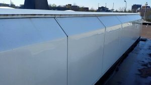 Gevel weer prachtig schoon na reiniging