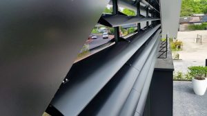 Glimt als een spiegel na reiniging