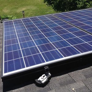 Schoonmaken van zonnepanelen